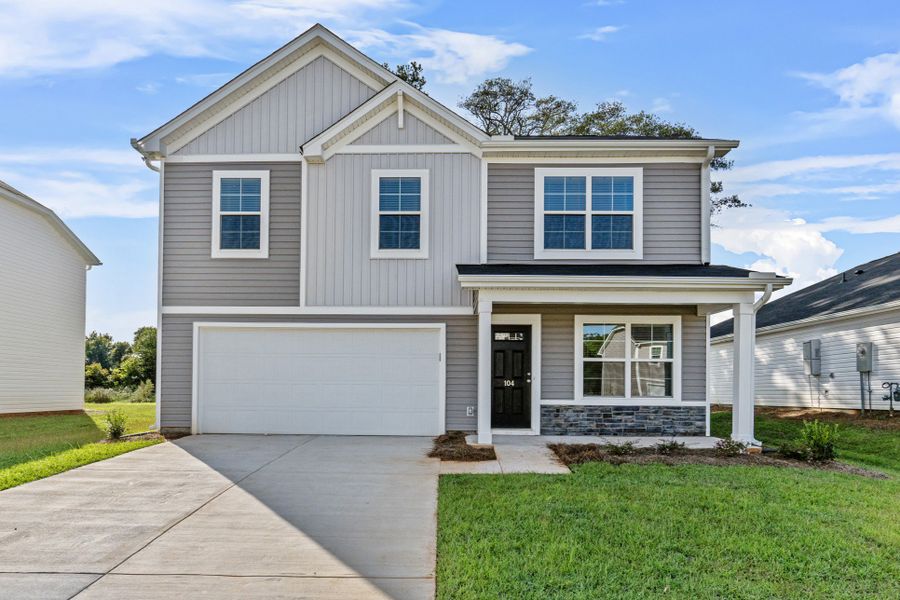 Front exterior of a home in the Harmon Terrace community, located in Hopkins, SC (Image 10).
