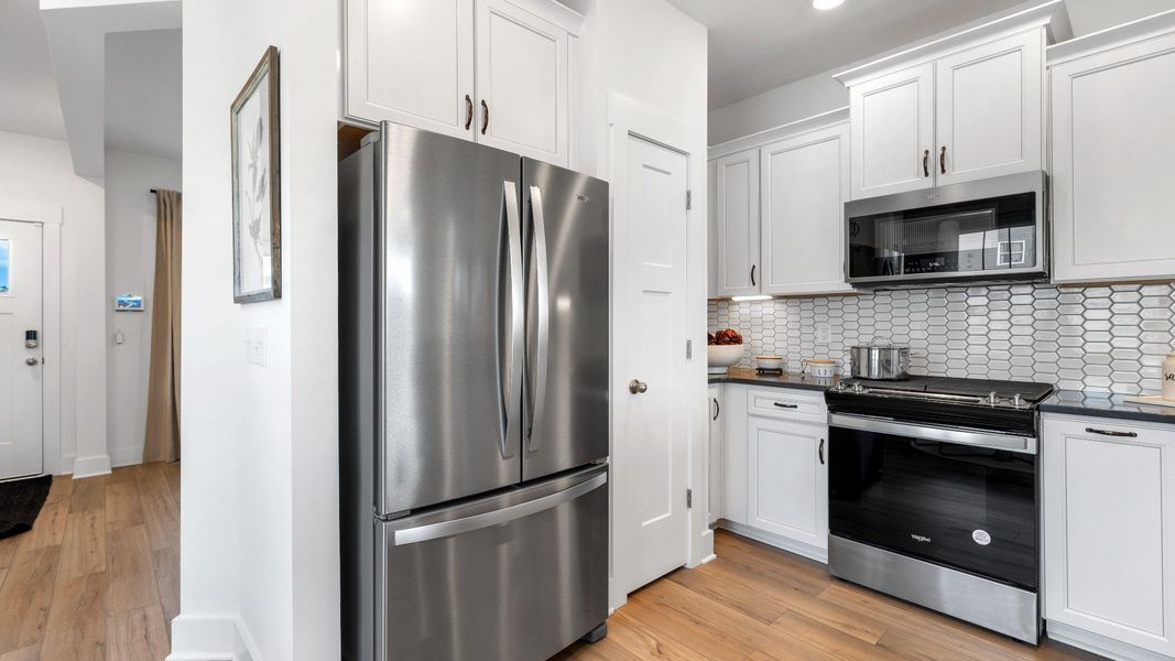 Furnished interior in a model home at Clarke Townes in Anderson (Image 7).