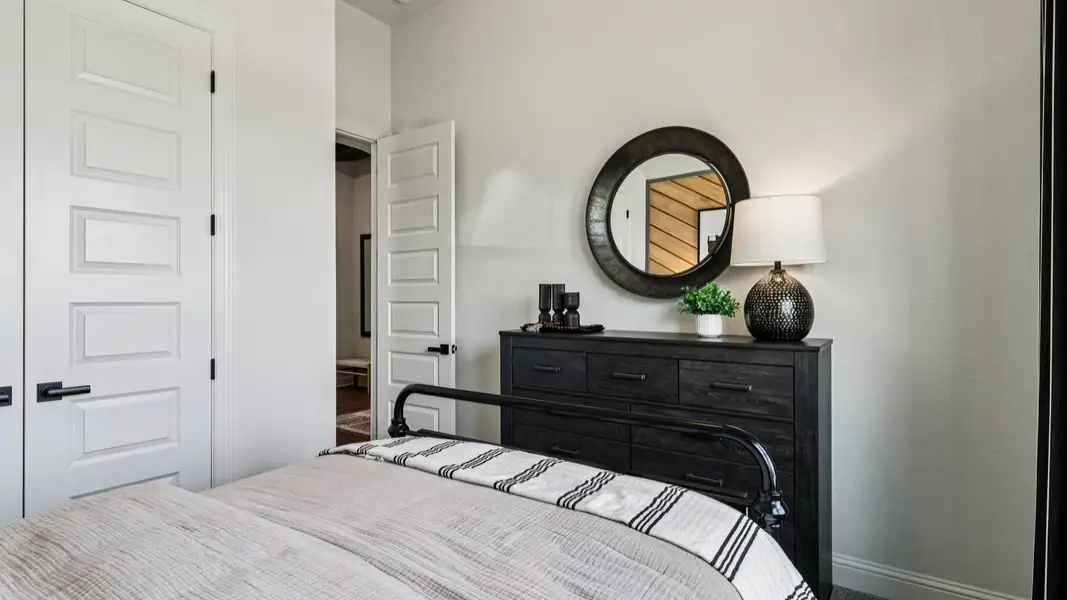 Furnished interior in a model home at Meyer Ranch – Premier in New Braunfels (Image 30).