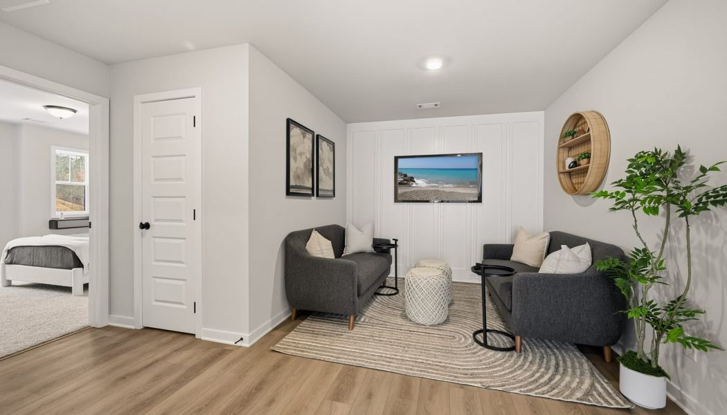 Furnished interior in a model home at Millstone at Mundy Mill in Gainesville (Image 22).