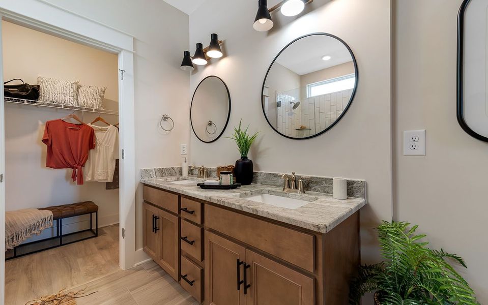 Furnished interior in a model home at McCain's Station in Gallatin (Image 27). Furnished interior in a model home at McCain's Station in Gallatin (Image 27).