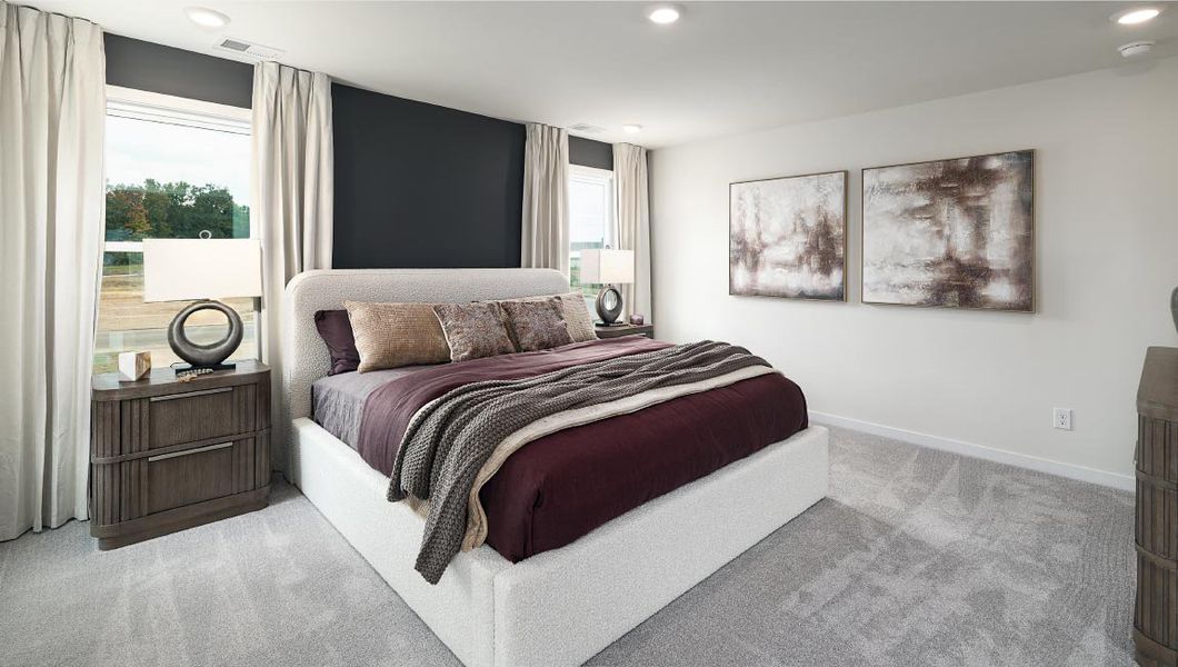 Furnished interior in a model home at Sanctuary at Southgate in Indian Trail (Image 22). Furnished interior in a model home at Sanctuary at Southgate in Indian Trail (Image 22).