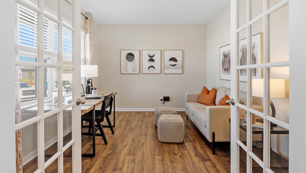 Furnished interior in a model home at Woodglen in Piedmont (Image 4).