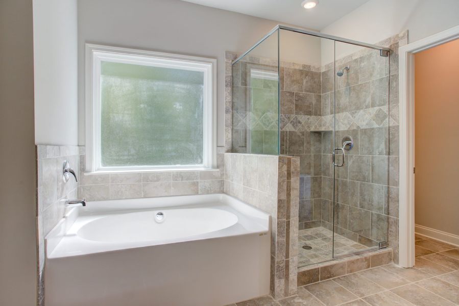 Furnished interior in a model home at Cove Lake Estates in Conley (Image 6).