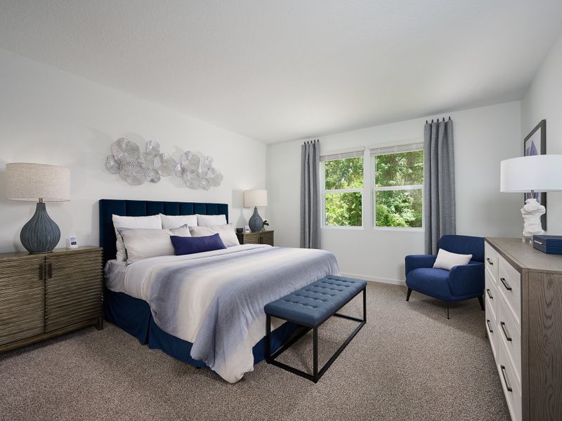 Furnished interior in a model home at Colbert Landings - Signature Series in Palm Coast (Image 14).
