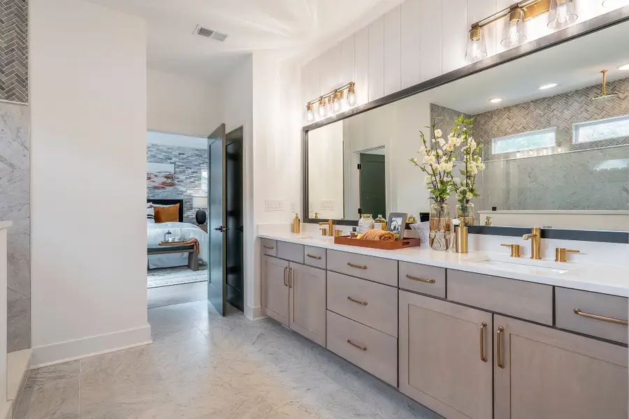 Furnished interior in a model home at Ellis in Marietta (Image 24).