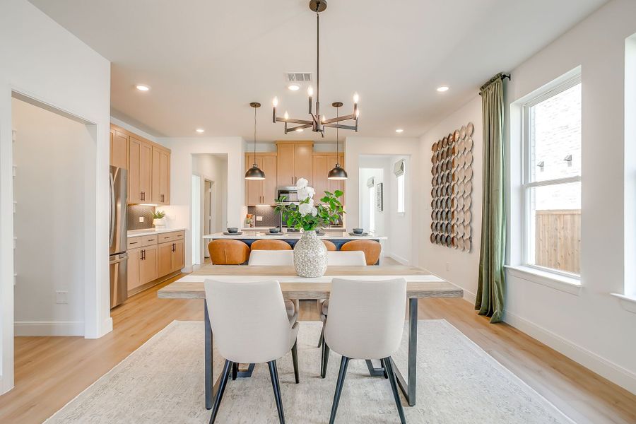 Furnished interior in a model home at Creekside in Royse City (Image 32).