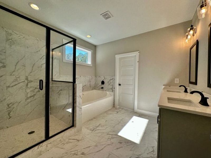 Furnished interior in a model home at Triple Park in Moreland (Image 14).