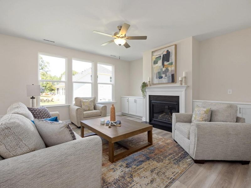 Furnished interior in a model home at Montrose in Aberdeen (Image 72).