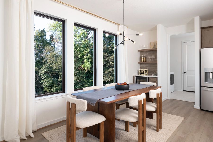 Furnished interior in a model home at Ashland in Angleton (Image 25).