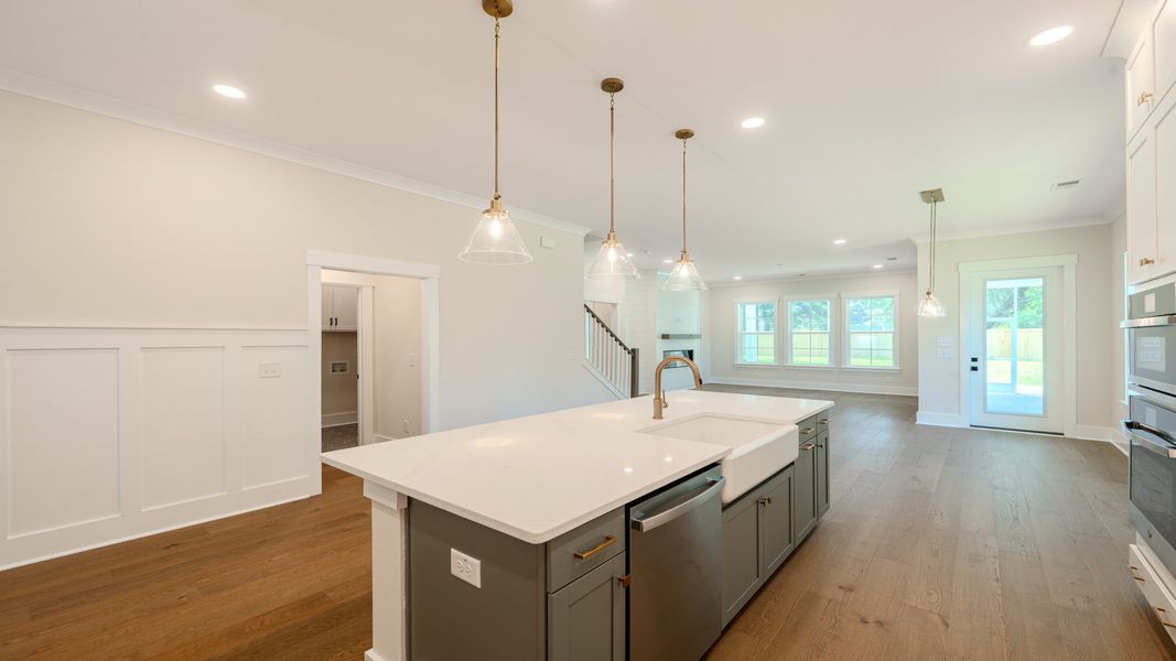 Furnished interior in a model home at Bayview Acres in Mount Pleasant (Image 15).