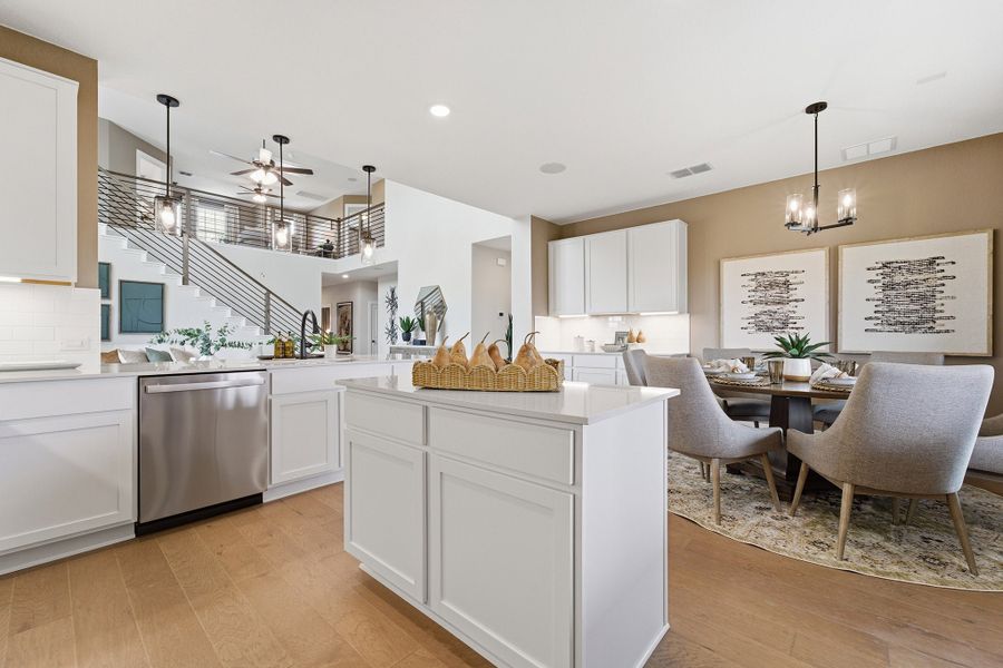 Furnished interior in a model home at Morgan Meadows in San Antonio (Image 35). Furnished interior in a model home at Morgan Meadows in San Antonio (Image 35).
