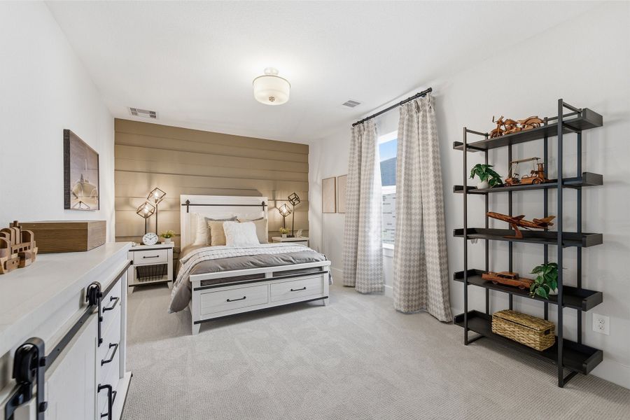 Furnished interior in a model home at Ashland in Angleton (Image 49).