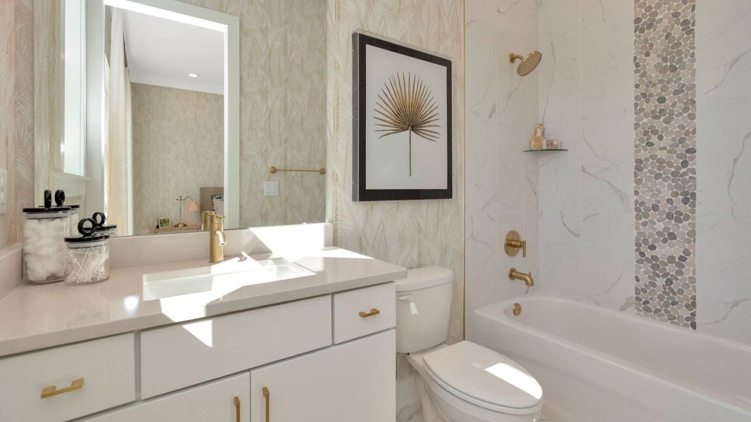 Furnished interior in a model home at Serengeti in Spring Hill (Image 7).