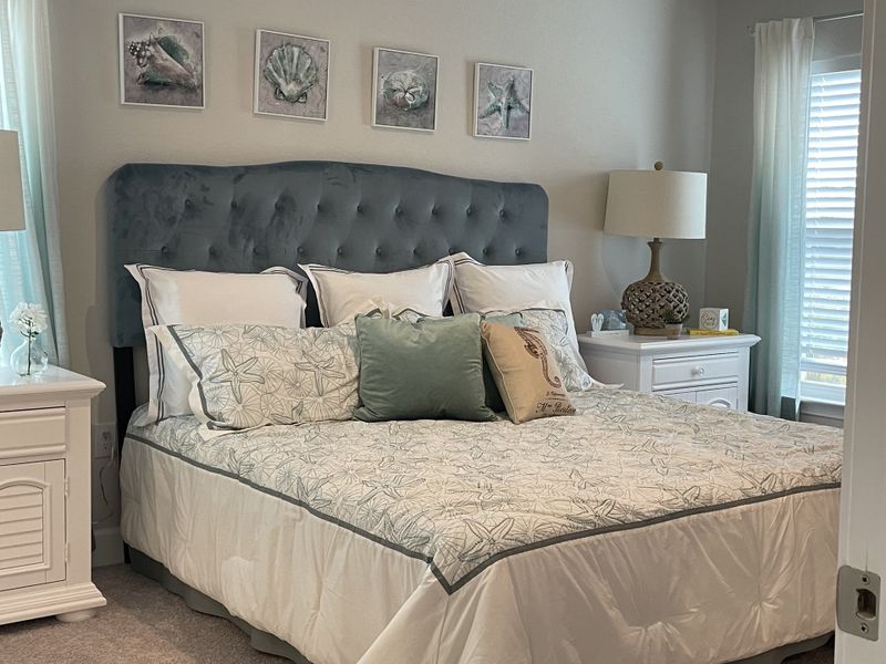 Furnished interior in a model home at Watercress Cove in North Port (Image 5).