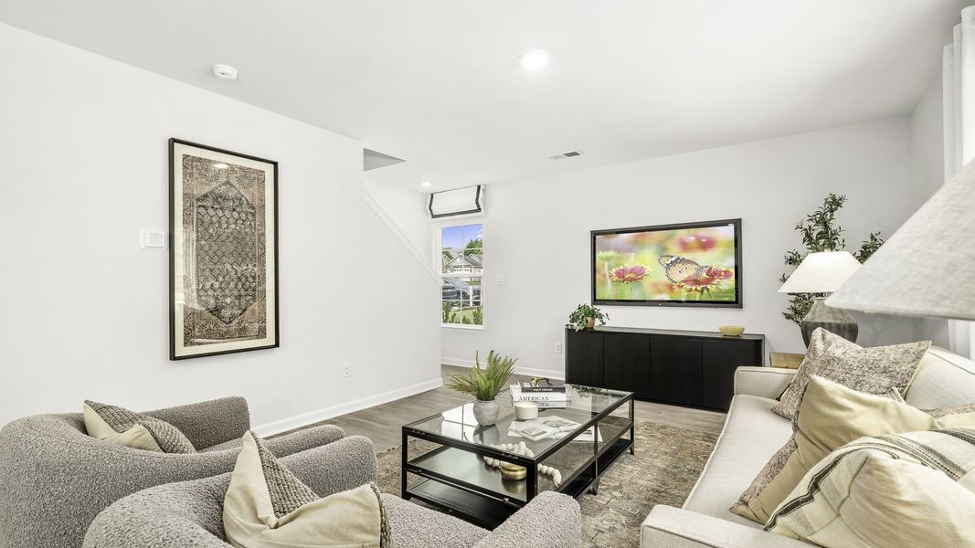 Furnished interior in a model home at Mount Hope Estates in Winston-Salem (Image 9).