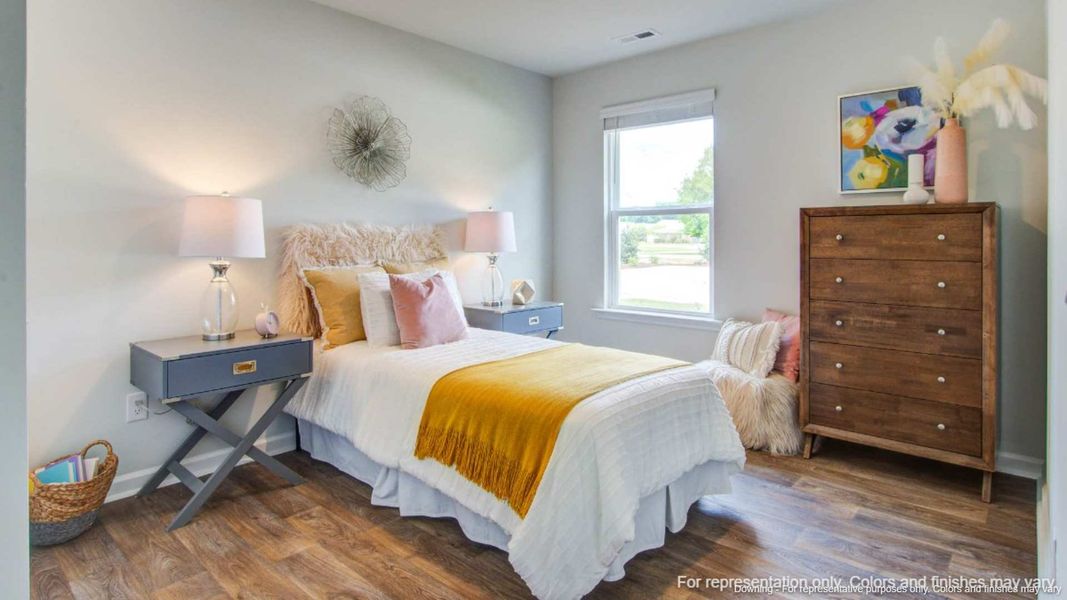 Furnished interior in a model home at Evergreen in Holly Hill (Image 16).