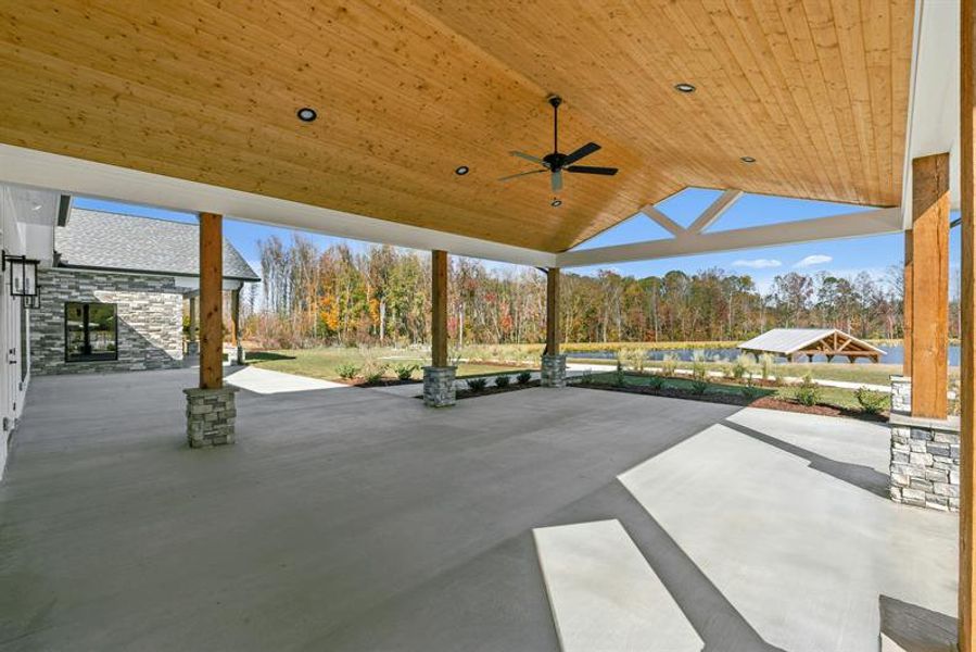 Enjoy outdoor gathering space at the clubhouses as well as plenty of room inside!