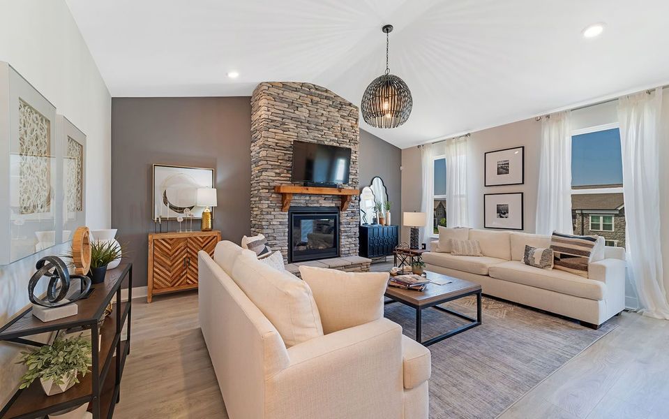 Furnished interior in a model home at McCain's Station in Gallatin (Image 22). Furnished interior in a model home at McCain's Station in Gallatin (Image 22).