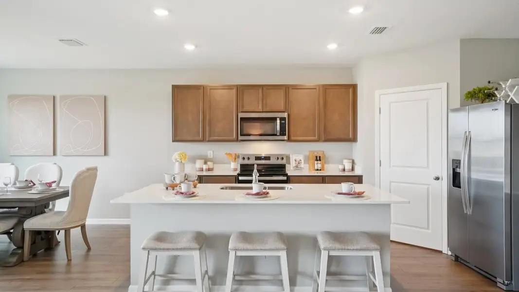 Furnished interior in a model home at Summit View in Dade City (Image 4).