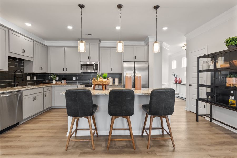 Furnished interior in a model home at Miranda Road in Charlotte (Image 9).