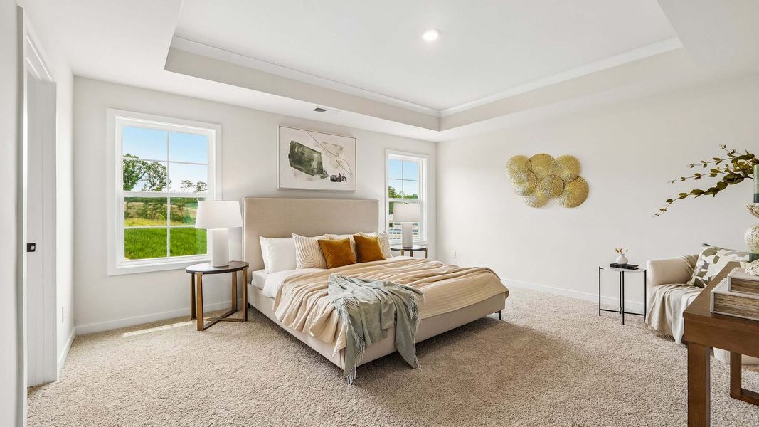 Furnished interior in a model home at Avalon of Gastonia in Gastonia (Image 15).