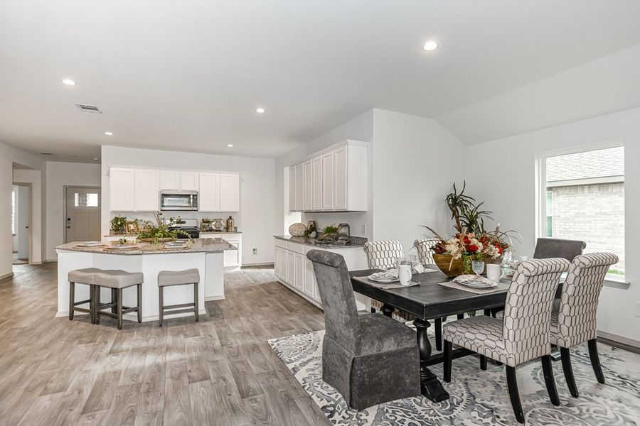 Furnished interior in a model home at Springwood in Beaumont (Image 10).