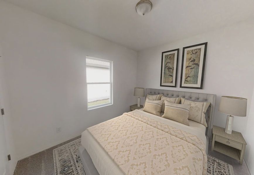 Furnished interior in a model home at Carmel East in Pflugerville (Image 6).