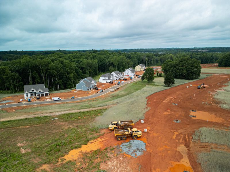 Site preparation and early development at Preserve at Mayes Meadow in Cornelius, NC (Image 22).