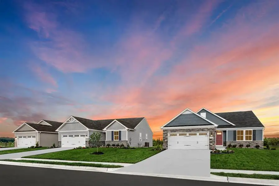 Front exterior of a home in the Millwood Ranches community, located in Boiling Springs, SC (Image 2).