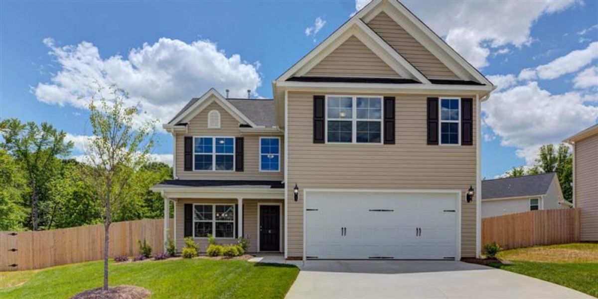 Front exterior of a home in the Brassfield Meadows community, located in Burlington, NC (Image 22).