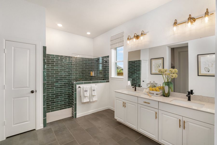 Furnished interior in a model home at Escondido 60' Homesites in Magnolia (Image 15). Furnished interior in a model home at Escondido 60' Homesites in Magnolia (Image 15).