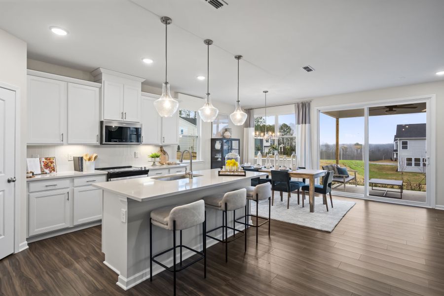 Furnished interior in a model home at Seagrass Landing in Lillington (Image 6). Furnished interior in a model home at Seagrass Landing in Lillington (Image 6).