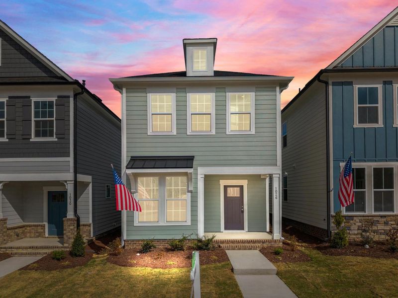 Front exterior of a home in the Forestville Yard community, located in Knightdale, NC (Image 3).