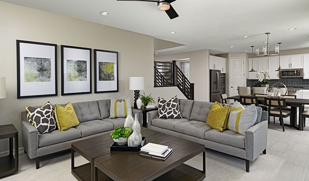 Furnished interior in a model home at Paint Brush Hills in Peyton (Image 37). Furnished interior in a model home at Paint Brush Hills in Peyton (Image 37).