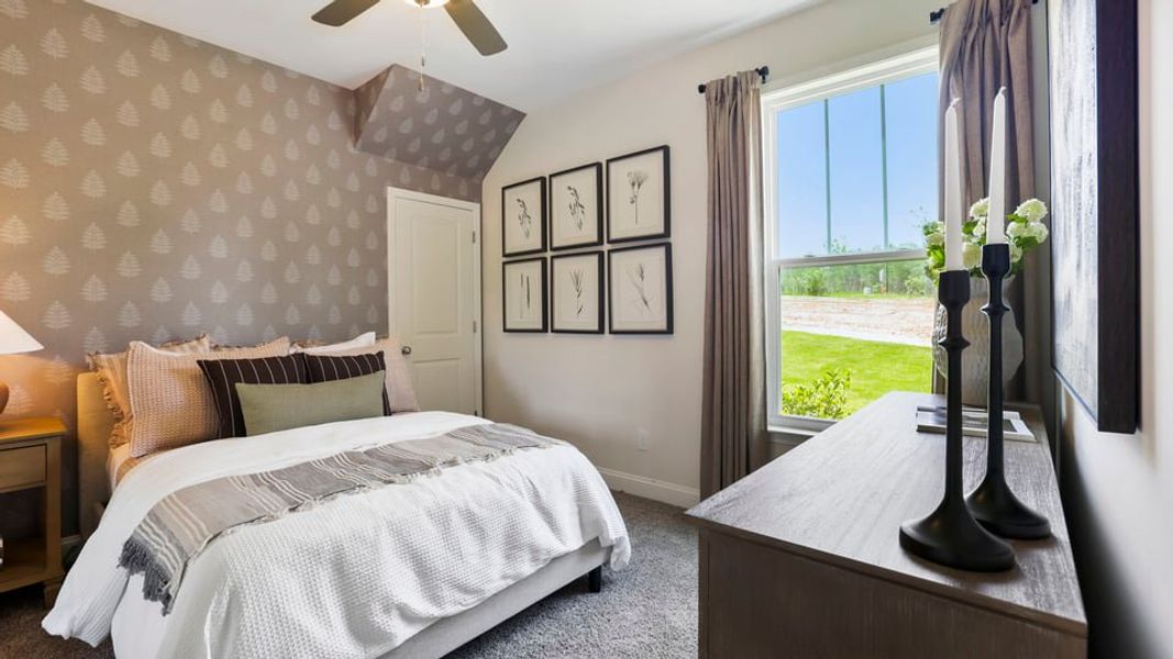 Furnished interior in a model home at Arrowood Acres in Enoree (Image 25).