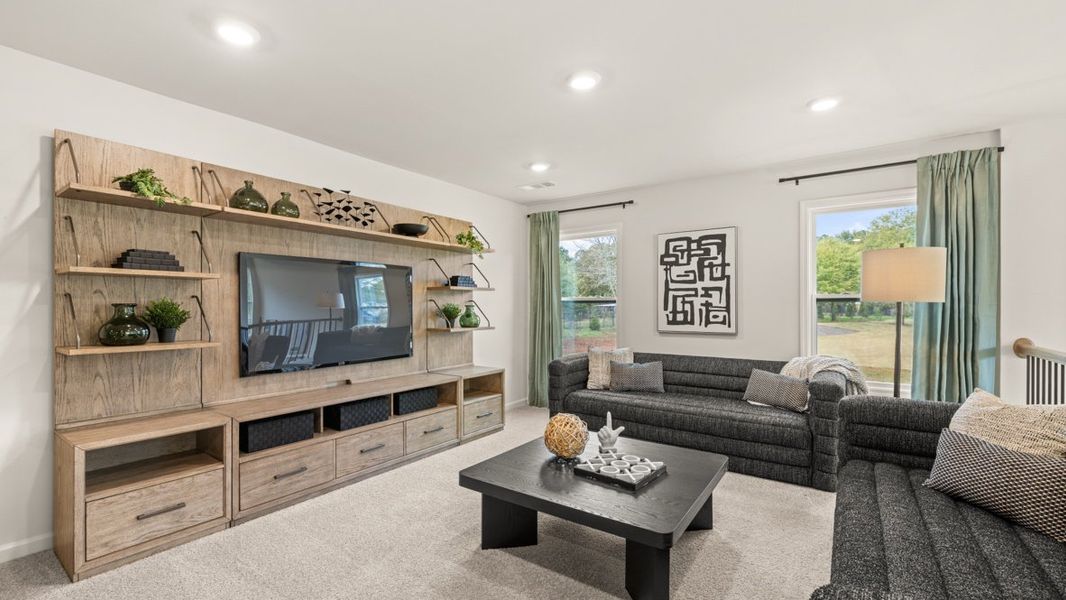 Furnished interior in a model home at Haven Abbey in Cumming (Image 43).