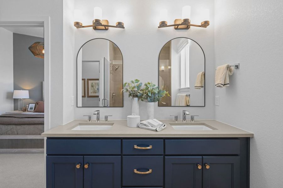 Furnished interior in a model home at Westminster Station in Westminster (Image 25). Furnished interior in a model home at Westminster Station in Westminster (Image 25).