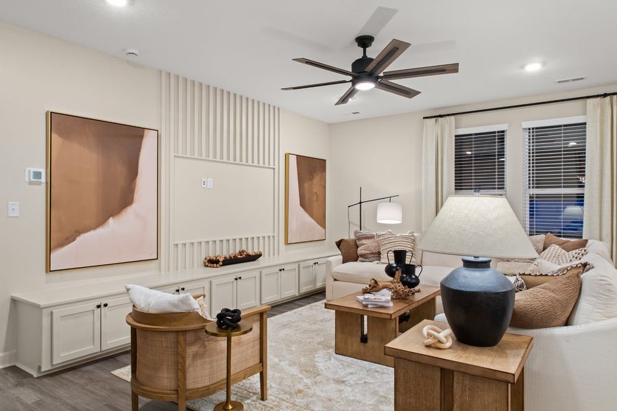 Furnished interior in a model home at Highgate in Clayton (Image 9). Furnished interior in a model home at Highgate in Clayton (Image 9).