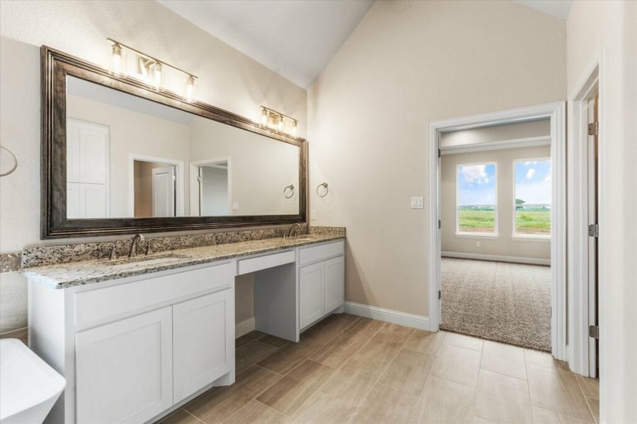 Furnished interior in a model home at Wildcat Ridge in Godley (Image 11). Furnished interior in a model home at Wildcat Ridge in Godley (Image 11).