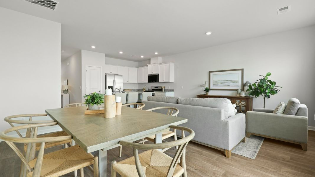 Furnished interior in a model home at Stockyard in Statesboro (Image 27). Furnished interior in a model home at Stockyard in Statesboro (Image 27).