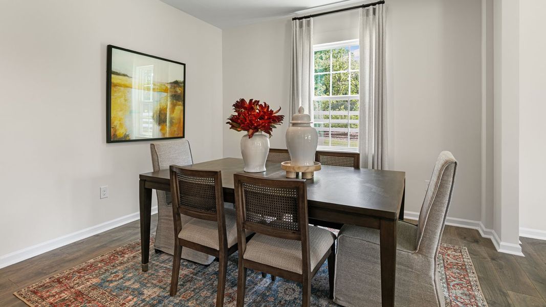 Furnished interior in a model home at Forest Creek in Winston-Salem (Image 6).