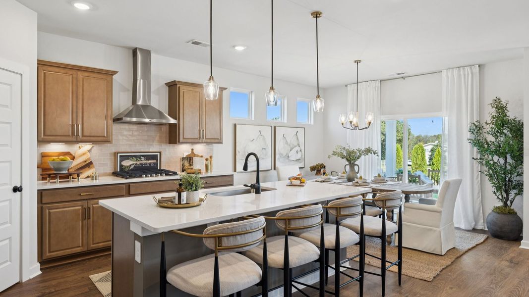 Furnished interior in a model home at Harvest Point in Spring Hill (Image 34).