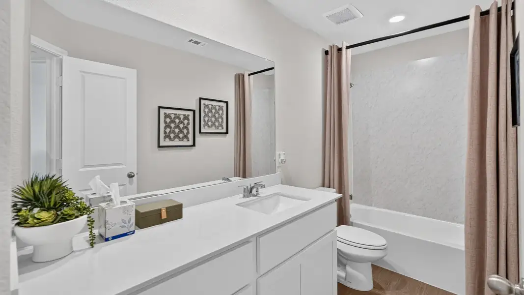 Furnished interior in a model home at Boardwalk in Lancaster (Image 12).