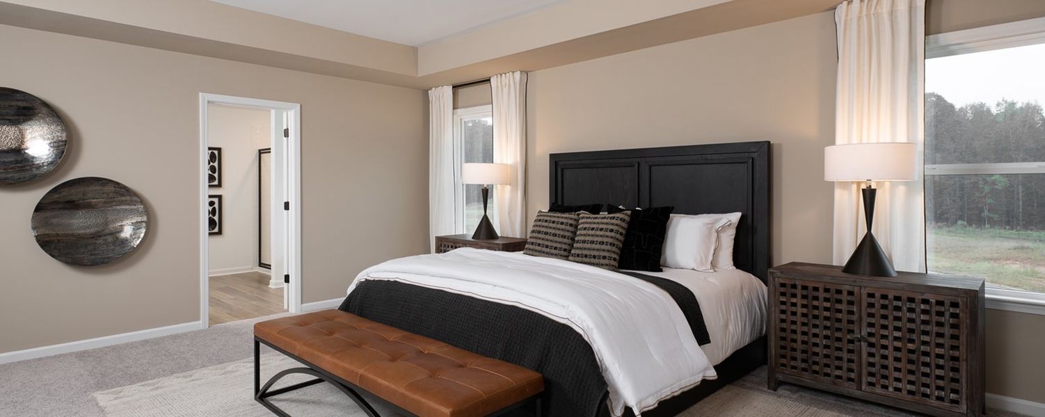 Furnished interior in a model home at The Pointe at Heron Bay in Locust Grove (Image 9). Furnished interior in a model home at The Pointe at Heron Bay in Locust Grove (Image 9).