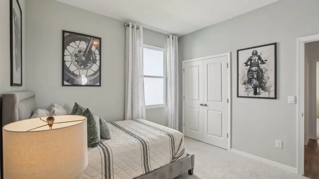 Furnished interior in a model home at Pasadena Ridge in Dade City (Image 29).