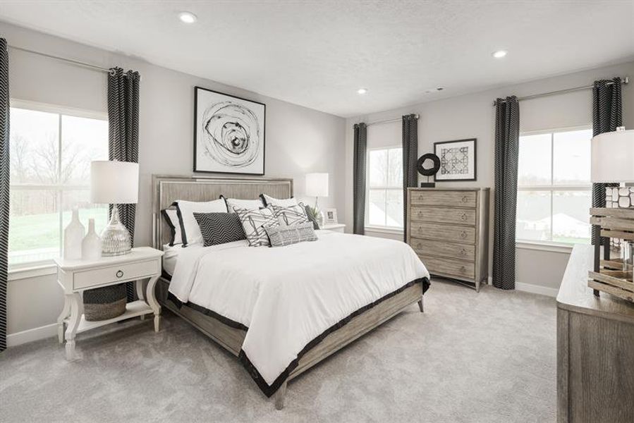 Furnished interior in a model home at Cedarside Townhomes at Dry Creek in Goodlettsville (Image 7).