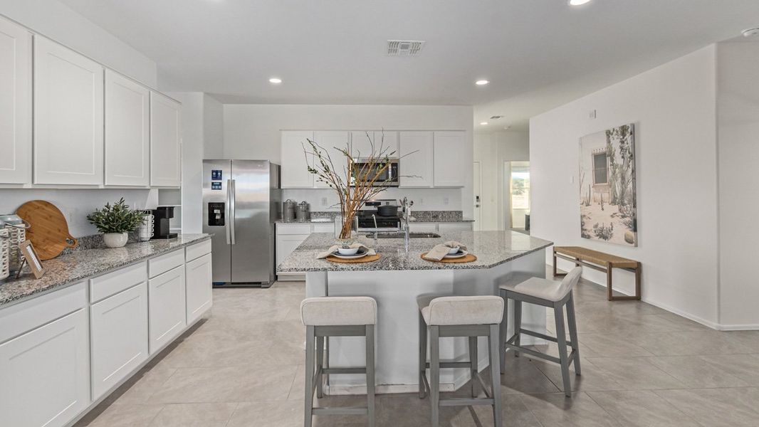 Furnished interior in a model home at Sycamore Vista in Vail (Image 14).