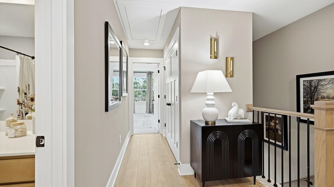 Hallway at the new Brookland Place community in Hendersonville, NC