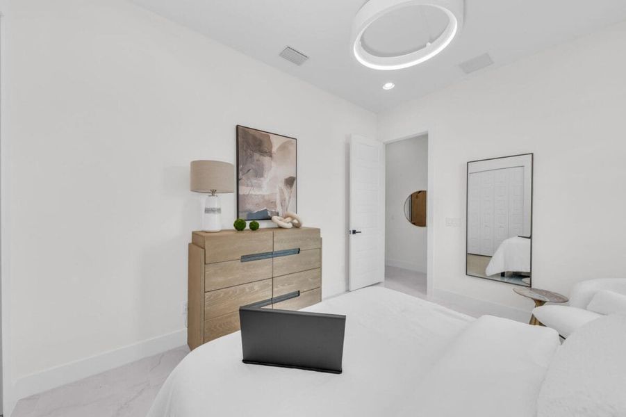 Furnished interior in a model home at Legends Bay in Bradenton (Image 234).